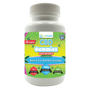 420 Health – CBD Gummies 15 Count 300mg