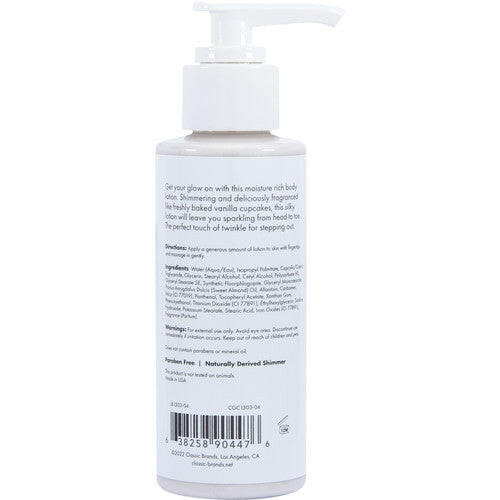 CG Glow Vanilla Cupcake Shimmer Lotion-Silver