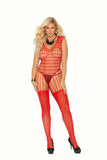 Bodystocking with open crotch 12021Q