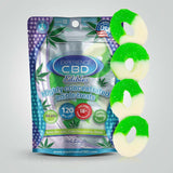 CBD Sour Apple Rings 30mg-120mg