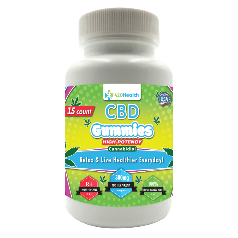 420 Health – CBD Gummies 15 Count 300mg