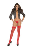 Fishnet thigh high with lace top 1775Q