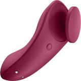 Satisfyer Sexy Secret Panty Vibrator - Red Wine