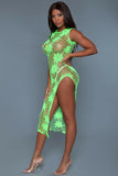 Neon Green 2163 All Night Long Dress