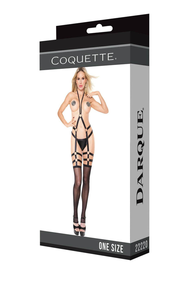 22220 - HARNESS LEGGINGS - BLACK