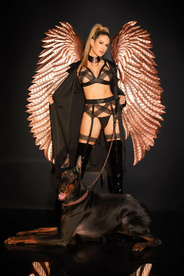 23508 - Bralette &Leg Harness Set