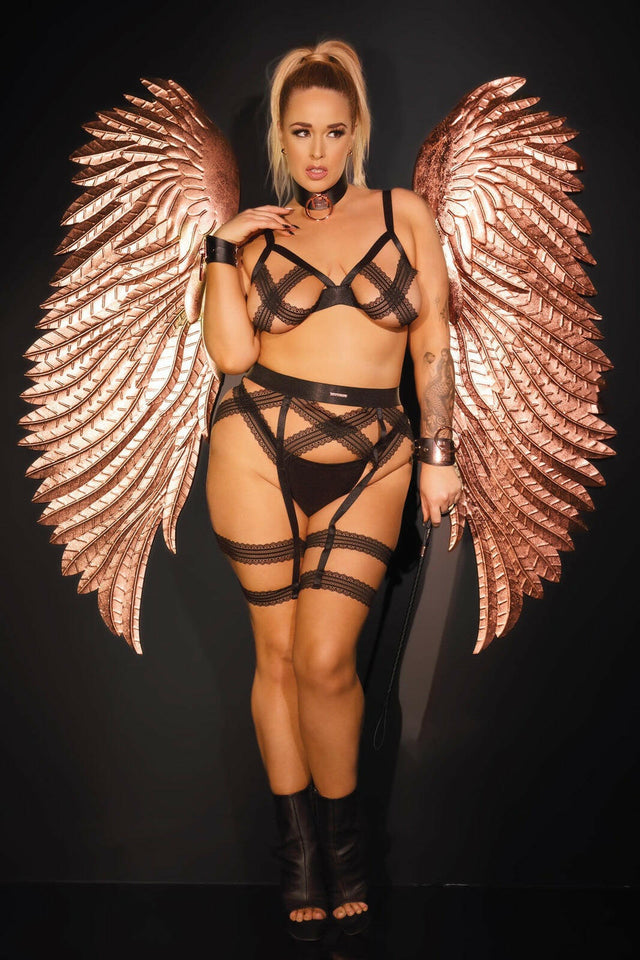 23508 - Bralette &Leg Harness Set