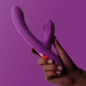 Tracy's Dog Beta Rabbit 3-in-1 Sucking, Swing Rabbit Vibrator