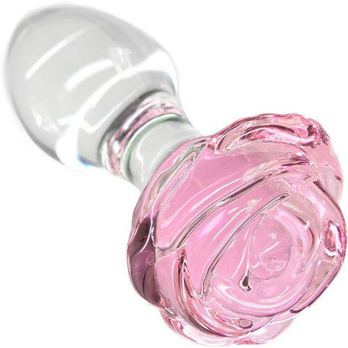 Pillow Talk Rosy Glass Anal Plug