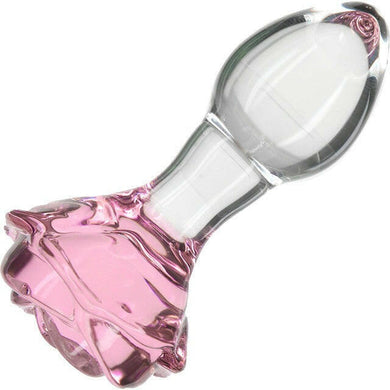 Pillow Talk Rosy Glass Anal Plug