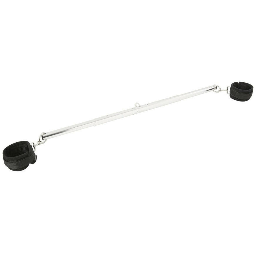 Sportsheets Expandable Spreader Bar & Cuffs Set- Black