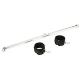 Sportsheets Expandable Spreader Bar & Cuffs Set- Black