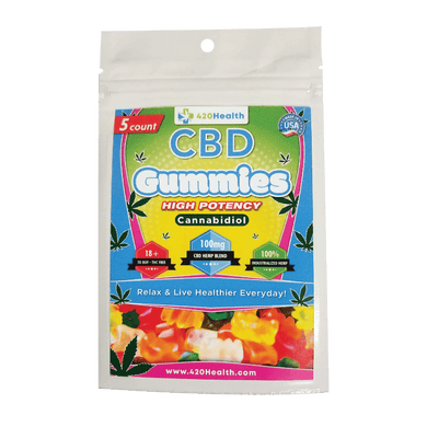 420 Health – CBD Gummies 5 Count 100mg