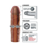 Fantasy X-tensions Mega 2 in. Extension- Brown