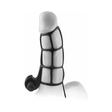 Fantasy X-tensions Vibrating Deluxe Silicone Power Cage- Black