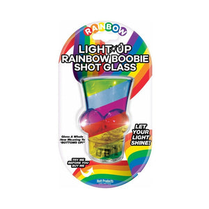 Light Up Rainbow Boobie Shot Glass
