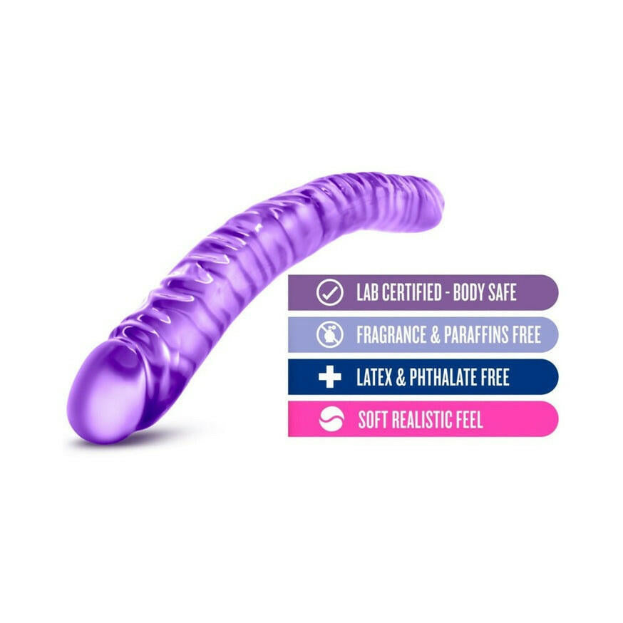 B Yours Double Dildo Purple