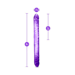 B Yours Double Dildo Purple