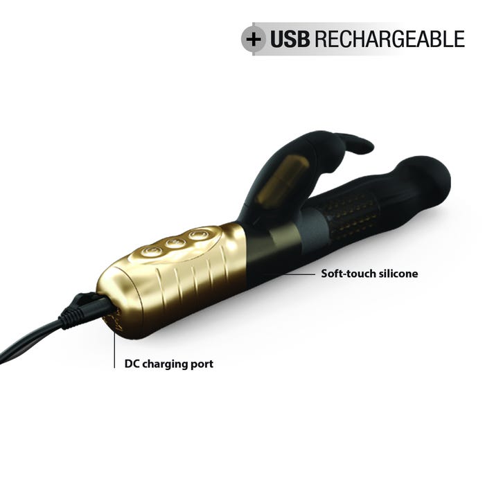 Dorcel Baby Rabbit Black & Gold