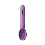 Fantasy For Her Vibrating Roto Suck-Her Silicone Vulva Pump- Purple
