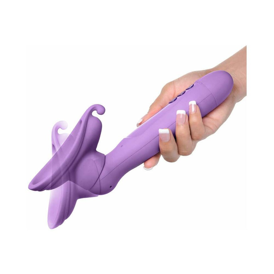 Fantasy For Her Vibrating Roto Suck-Her Silicone Vulva Pump- Purple