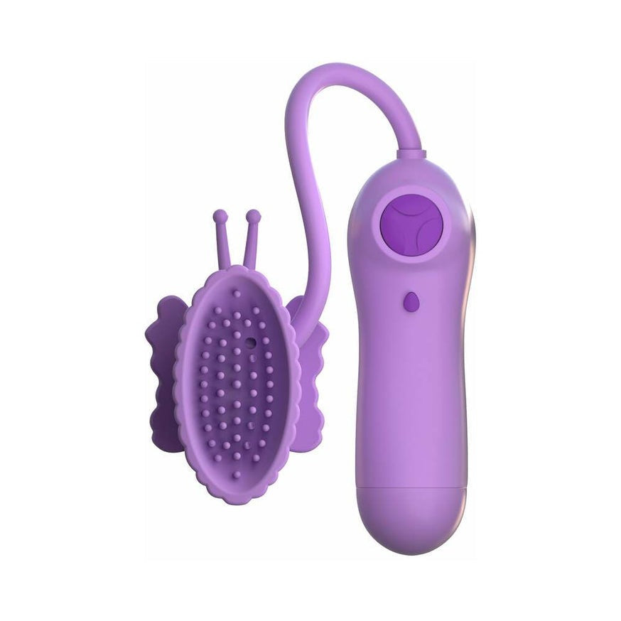 Fantasy For Her Butterfly Flutt-Her Vibrating Suction Stimulator- Purple