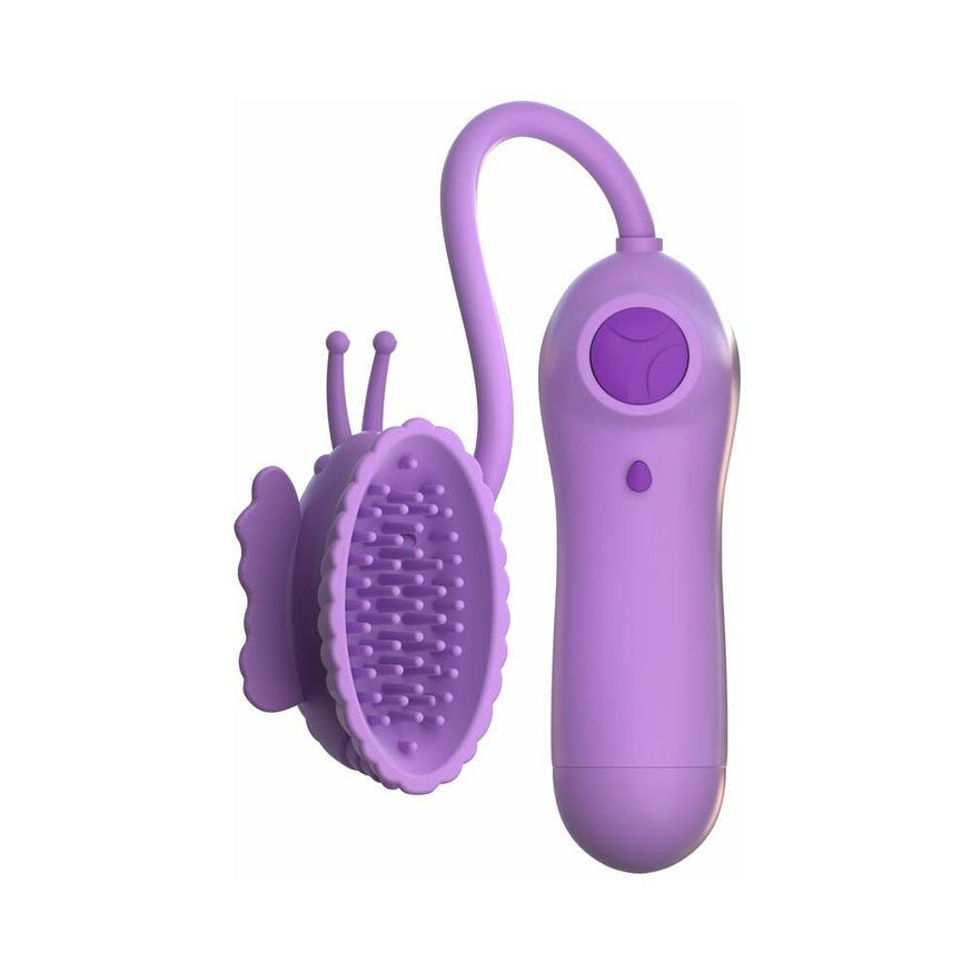 Fantasy For Her Butterfly Flutt-Her Vibrating Suction Stimulator- Purple
