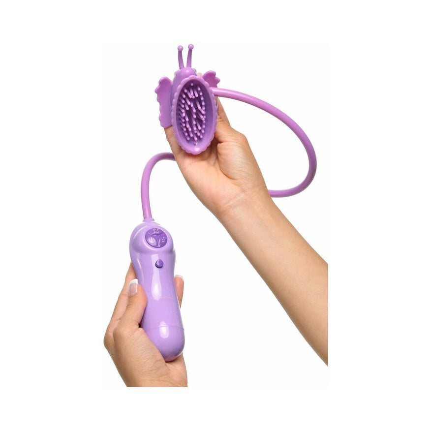 Fantasy For Her Butterfly Flutt-Her Vibrating Suction Stimulator- Purple