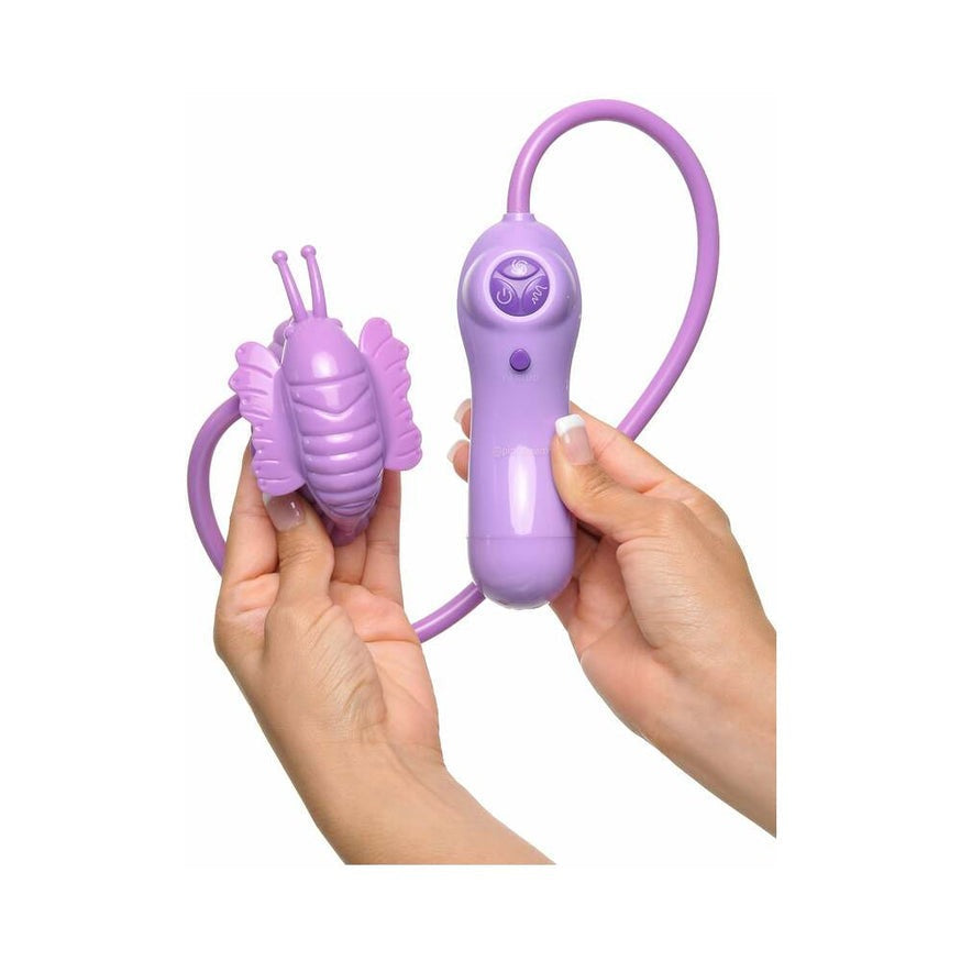 Fantasy For Her Butterfly Flutt-Her Vibrating Suction Stimulator- Purple