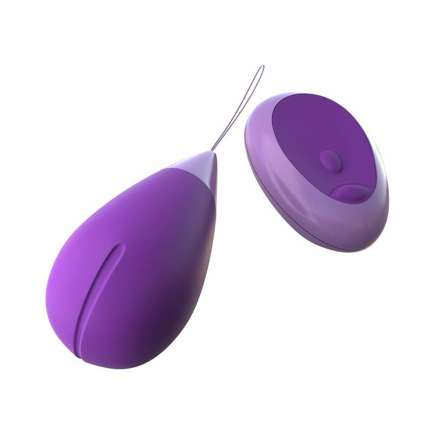 Fantasy For Her Remote Kegel Excite-Her Rechargeable Silicone Trainer- Purple