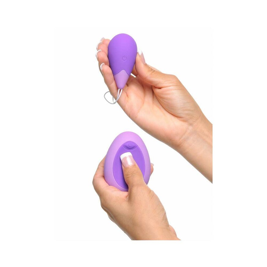 Fantasy For Her Remote Kegel Excite-Her Rechargeable Silicone Trainer- Purple