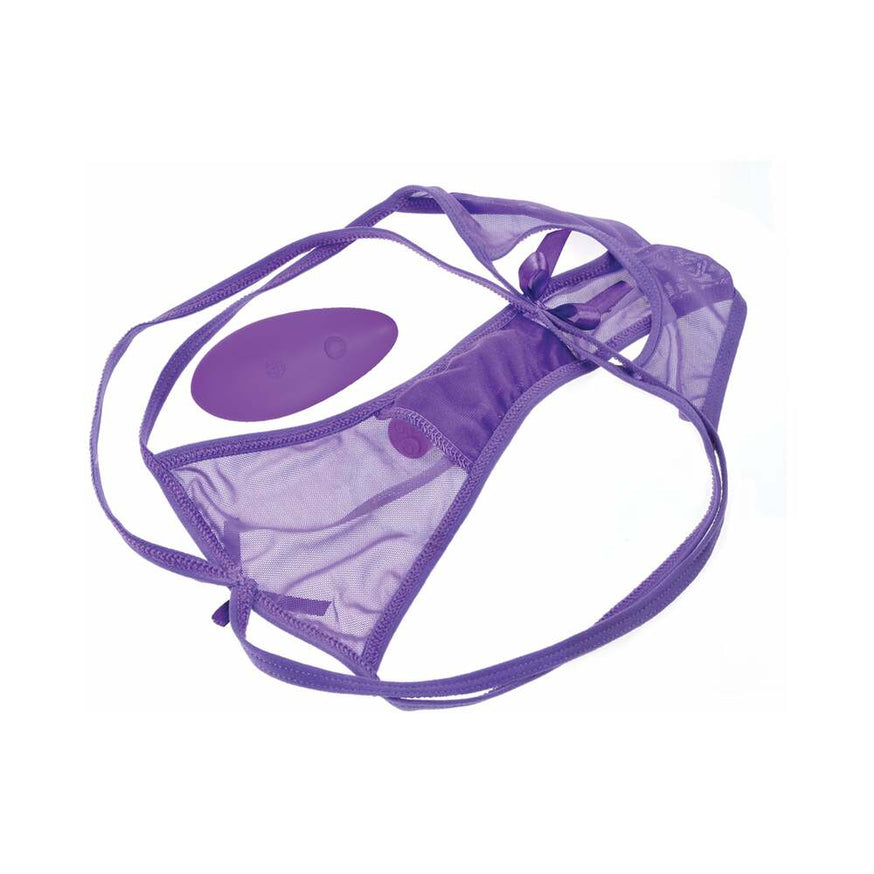 Fantasy For Her Petite Panty Thrill-Her Panty & Vibrator- Purple