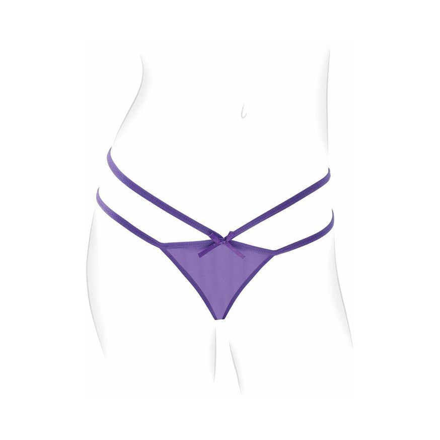 Fantasy For Her Petite Panty Thrill-Her Panty & Vibrator- Purple
