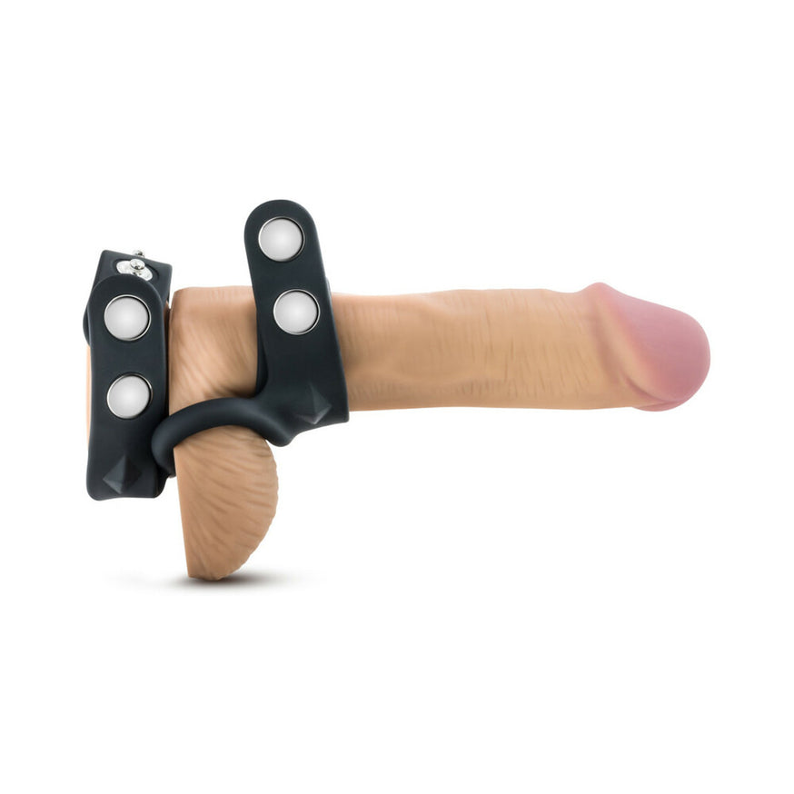 Blush Performance VS8 Silicone Double Cock & Ball Strap