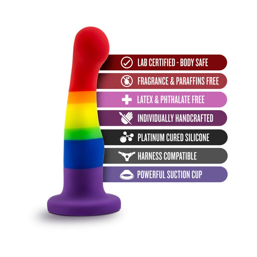 Blush Avant Pride P1 Freedom 6 in. Dildo