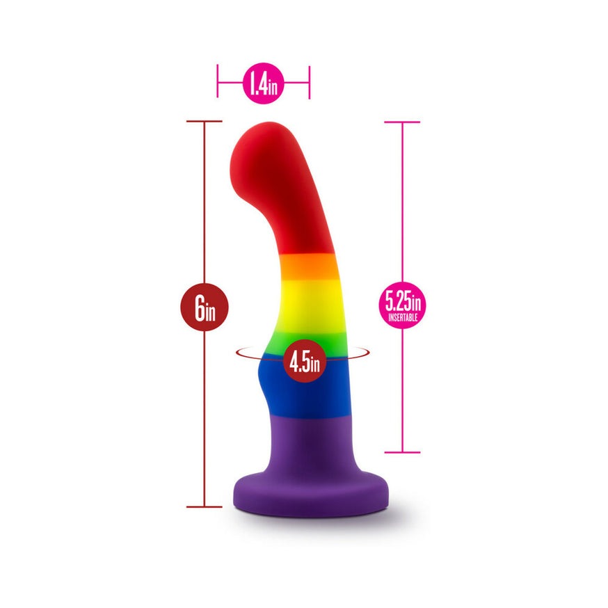 Blush Avant Pride P1 Freedom 6 in. Dildo
