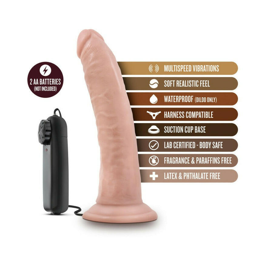 Dr. Dave 7in. Vibrating Dildo