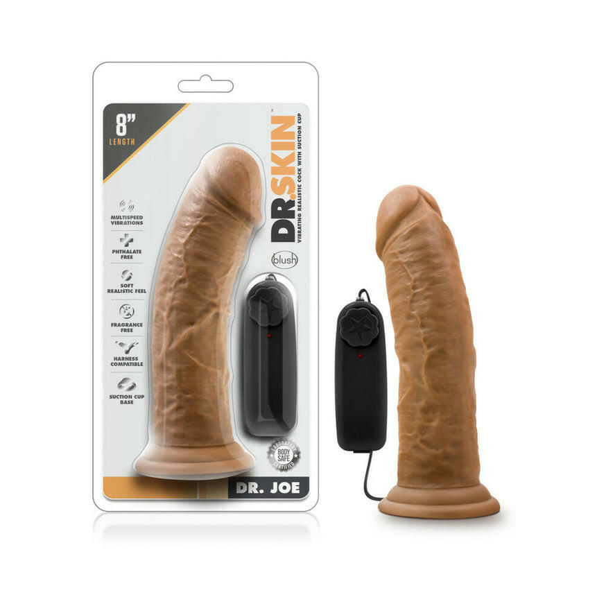 Dr. Joe 8 in. Vibrating Dildo