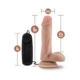 Dr. Rob 6in. Vibrating Dildo- Beige