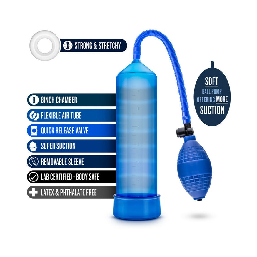 Blush Performance VX101 Male Enhancement Pump- Blue