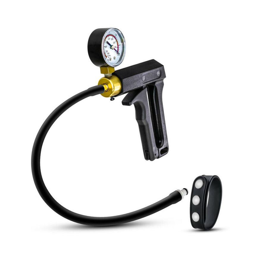 Blush Performance Gauge Pump Trigger with Silicone Tubing & Silicone Cock Strap