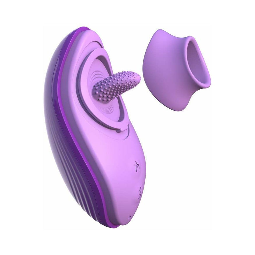 Fantasy For Her Fun Tongue Licking Vibrator- Purple