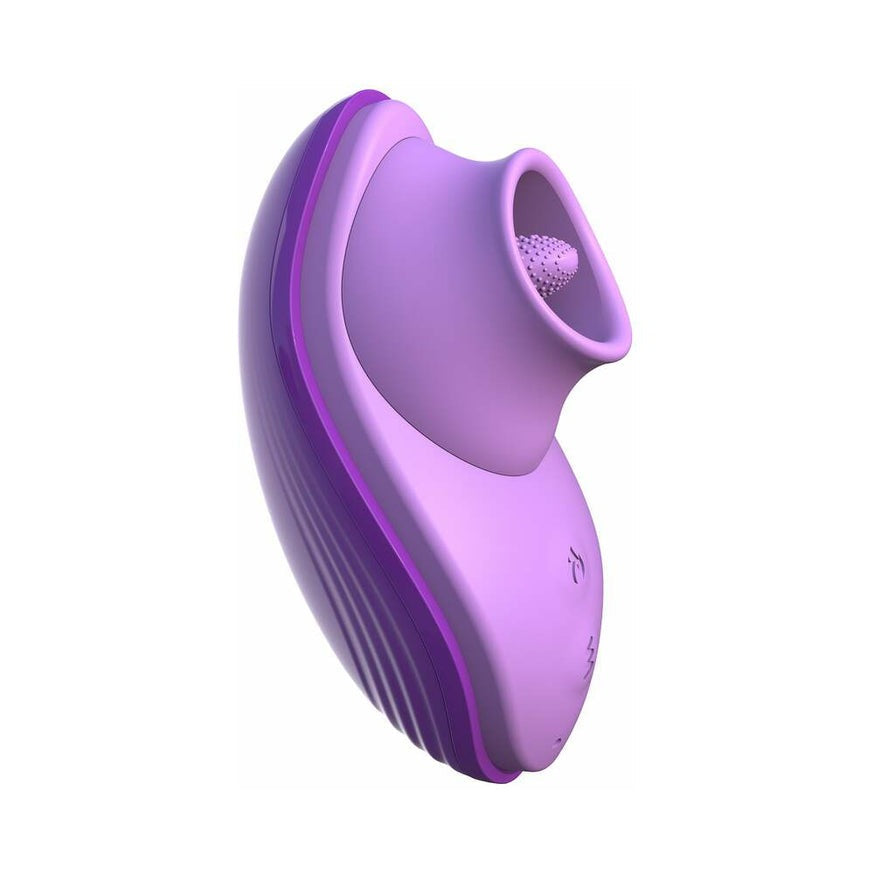Fantasy For Her Fun Tongue Licking Vibrator- Purple
