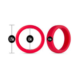 Blush Performance Silicone Go Pro Cock Ring- Red