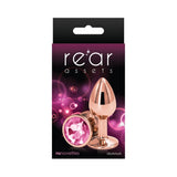 Rear Assets Rose Gold Anal Plug- Pink