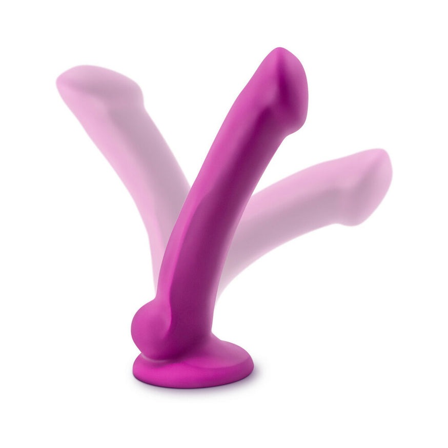Blush Avant D9 Ergo Mini 7 in. Dual Density Dildo- Violet