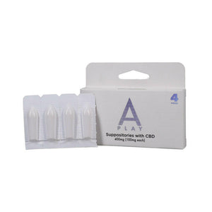 A-Play Suppositories with CBD 400mg 100mg/ea 4 pcs