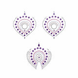 Bijoux Indiscrets Flamboyant Rhinestone Body Decorations- Purple/Pink