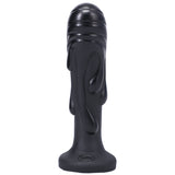 Tantus Magma Textured Fantasy Dildo- Onyx