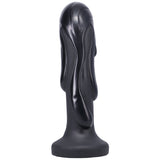 Tantus Magma Textured Fantasy Dildo- Onyx